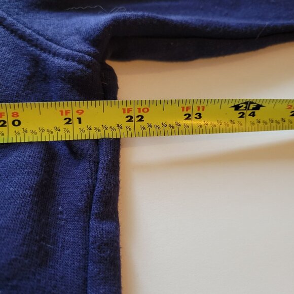 Shenanigans Womens Navy Blue Apple Embroidery Sweatshirt M - Picture 7 of 8